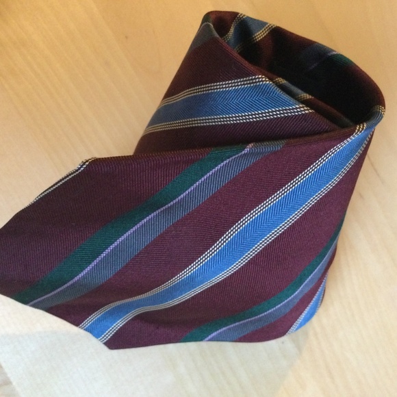 POLO By Ralph Lauren Tie VINTAGE 1980s Hand Made - Picture 5 of 5